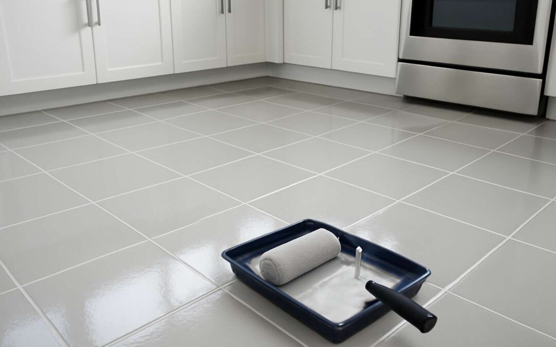 DIY Home Upgrades: can you paint floor tiles and get a showroom look?