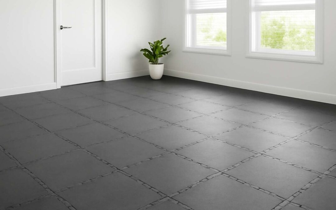 Style meets durability: rubber floor tiles indoor for a comfy, low-maintenance space.
