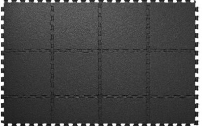 Get durable, easy-install flooring with rubber king interlocking floor tiles pack of 10