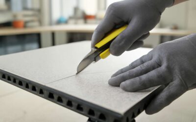 Master cutting computer floor tiles: tips for clean, precise results.